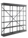 Rukia - 84" Bookshelf - Gray & Black