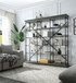 Rukia - 84" Bookshelf - Gray & Black