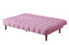 Yolandi - Adjustable Sofa - Pink Velvet & Dark Walnut