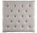 Aizen - Cocktail Ottoman - Beige Fabric & Espresso