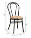 Jakia - Side Chair (Set of 2) - Natural & Black