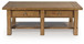 Vandenmore - Rectangular Cocktail Table - Medium Brown