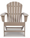 Sundown Treasure - 2 Pc. - Adirondack Chair And Ottoman - Driftwood