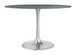 Metropolis - Dining Table - Gray / Silver