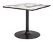 Caliza - Dining Table - Gray / Black