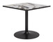 Caliza - Dining Table - Gray / Black