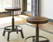 Torjin - Swivel Stool (Set of 2) - Dark Brown
