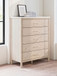 Cadmori - Five Drawer Wide Chest - Two-Tone