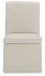 Krystanza - 9 Pc. - Dining Room Table, 8 Oatmeal Side Chairs - Weathered Gray