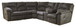 Tambo - Right Arm Facing Loveseat With Console 2 Pc Sectional - Pewter