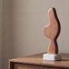 Eon - Wood And Marble Sculpture 1 - Brown