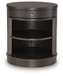 Leighmour - Accent Table - Dark Brown