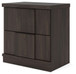 Shaehartin - Two Drawer Night Stand - Dark Brown