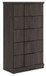 Shaehartin - Five Drawer Chest - Dark Brown
