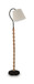Corinwell - Wood Floor Lamp - Brown / Black
