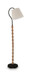 Corinwell - Wood Floor Lamp - Brown / Black