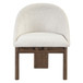 Ouida - Side Chair (Set of 2) - Beige Linen & Brown