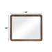 Ouida - Mirror - Brown & Gold