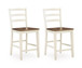 Brinfern - Barstool (Set of 2) - Brown / Antique White