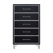 Ava - 5 Drawer Chest - Ebony