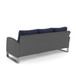 Fiji - 2 Piece Outdoor Set (Sofa & Slat Top Coffee Table Set) - Blue