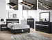 Regata Bedroom Set in Black B4670 by Crown Mark