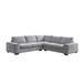 Dayne - 3 Piece Sleeper Sectional - Gray