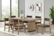 Viera - Upholstered Side Chair (Set of 2) - Natural Oak