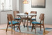 Oscar - Round Glass Dining Table Set