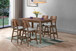 Oscar - Counter Table Set - Walnut