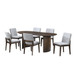 Kody - 79" Oval Fixed-Top Dining Table Set