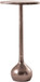 Vireo - Genuine Marble Top And Aluminum Base Drink Table - Brown / Bronze