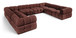 Orin - 8 Piece Modular Sectional (4 Modular Chairs, 4 Corner Chairs)