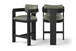 Sacha - Vegan Leather Upholstered Counter Stool With Black Base