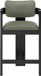 Sacha - Vegan Leather Upholstered Counter Stool With Black Base