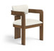 Sacha - Vegan Leather Upholstered Dining Chair With Brown Base (Set of 2)