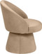 Selene - Upholstered Swivel Dining Chair