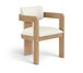 Sacha - Vegan Leather Upholstered Dining Chair With Natural Base (Set of 2)