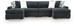 Midnight-Madness - 4 Piece Sectional