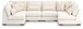 Donelson Creek - 6-Piece Sectional - Vanilla