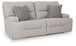 Acklen Place - 2-Piece Power Reclining Sectional Loveseat - Pewter