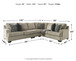Bovarian - 3 Piece Sectional