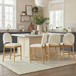 Carillon 40.75 in. H Beige Low Back Wood Bar Stool with Solid Wood Frame