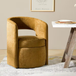 Webster Golden 25.5 in. W Modern Movable Dining Chair with Storage