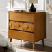 Karla Acorn Mid-century Modern 3-Drawer Dresser with USB and Type-C ports DSCS1223D-ACR by Karat Home