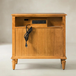 Weer Acorn Farmhouse Solid Wood 3-Drawer 26 in. W Nightstand