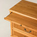 Weer Acorn Farmhouse Solid Wood 3-Drawer 26 in. W Nightstand