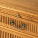 Weer Acorn Farmhouse Solid Wood 3-Drawer 26 in. W Nightstand