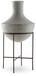 Estonbank - Vase - 30" - Distressed Cream
