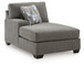 Clarington - 2 Pc. - 3-Piece Sectional And Oversized Ottoman - Greystone